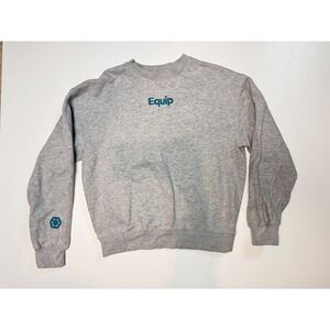 KOTN Equip Sweatshirt Grey Crew Neck Long Sleeve Size‎ S